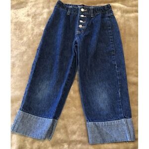 GX Know Who You Are Jean Capri's Girls Size 10 Denim‎ Monica Blue